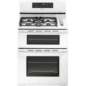 Jennair JDR8895BAW 30" Freestanding Dual-Fuel Double Oven Range With Convection Ranges Jenn-Air