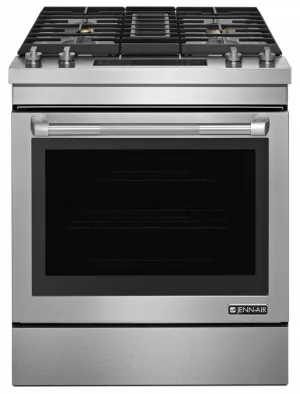 Jennair JDS1750FP Pro-Style 30" Dual-Fuel Downdraft Range - Pro Style Stainless