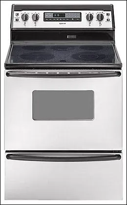Jennair JER8855BAS Self-Clean Electric Range W/ Convection