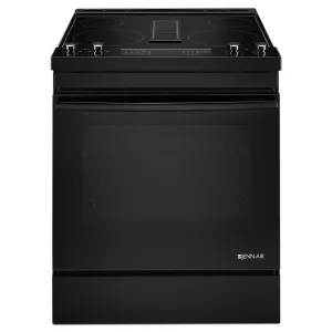 Jennair JES1750FB Black Floating Glass 30" Electric Downdraft Range