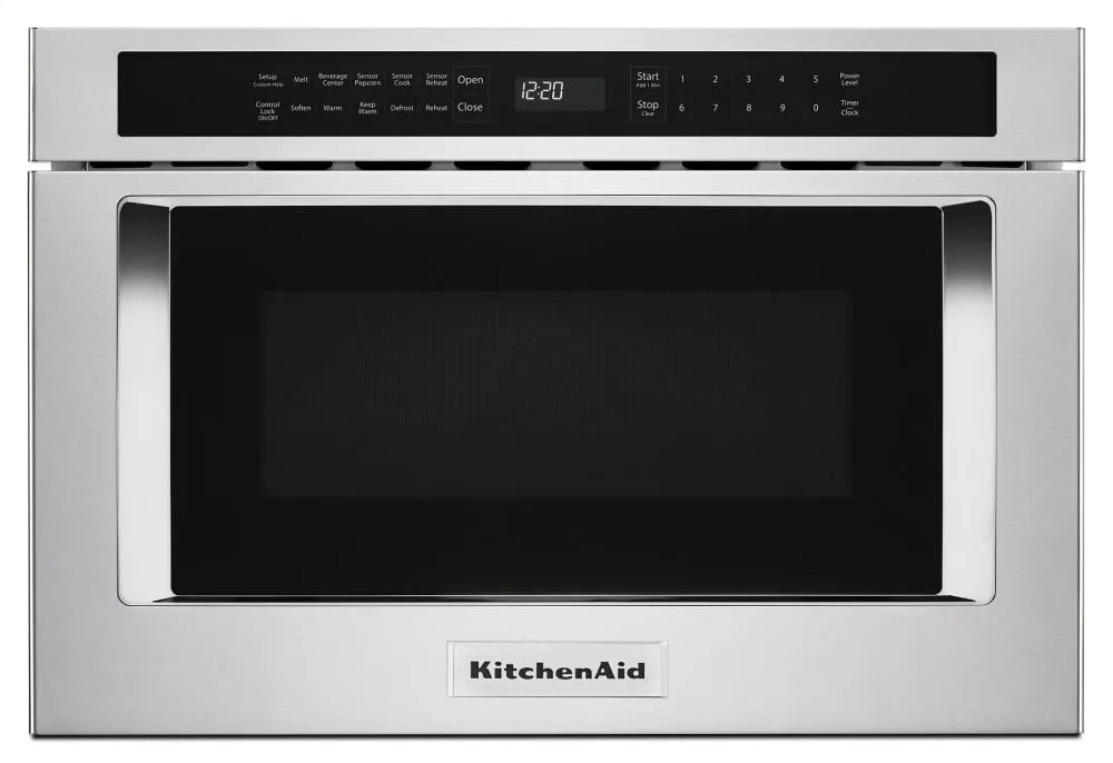 Kitchenaid KMBD104GSS 24" Under-Counter Microwave Oven Drawer - Stainless Steel
