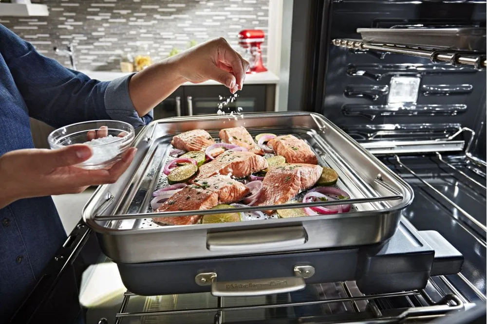 Kitchenaid KOSE900HBS Smart Oven  30" Single Oven With Powered Attachments And Printshield&#8482; Finish - Black Stainless Steel With Printshield&#8482; Finish