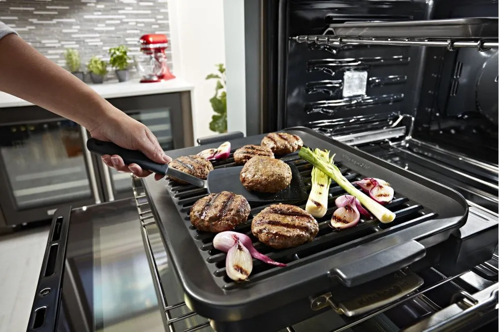 Kitchenaid KOSE900HBS Smart Oven  30" Single Oven With Powered Attachments And Printshield&#8482; Finish - Black Stainless Steel With Printshield&#8482; Finish