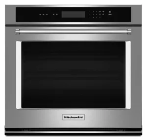 Kitchenaid KOST100ESS 30" Single Wall Oven With Even-Heat&#8482; Thermal Bake/Broil - Stainless Steel