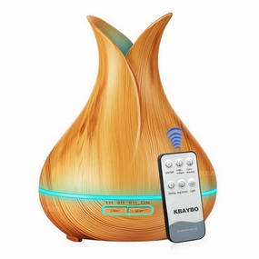 400Ml Electric Ultrasonic Aroma Air Humidifier Essential Oil Diffuser Wood Grain Purifier Mist Maker Led Light For Home Limited Time Offer Surprise Offer Now
