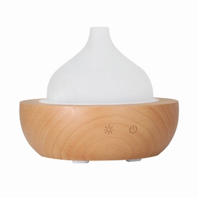 Devanti Aroma Aromatherapy Diffuser Led Oil Ultrasonic Air Humidifier Glass Wood Gift Sale Event Hot Sale Frenzy