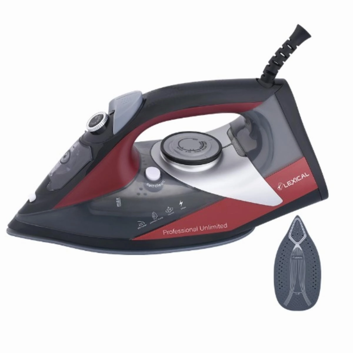 Today Only Discount Shop the Best Deals Lexical Steam Iron, 2200Watts, Black