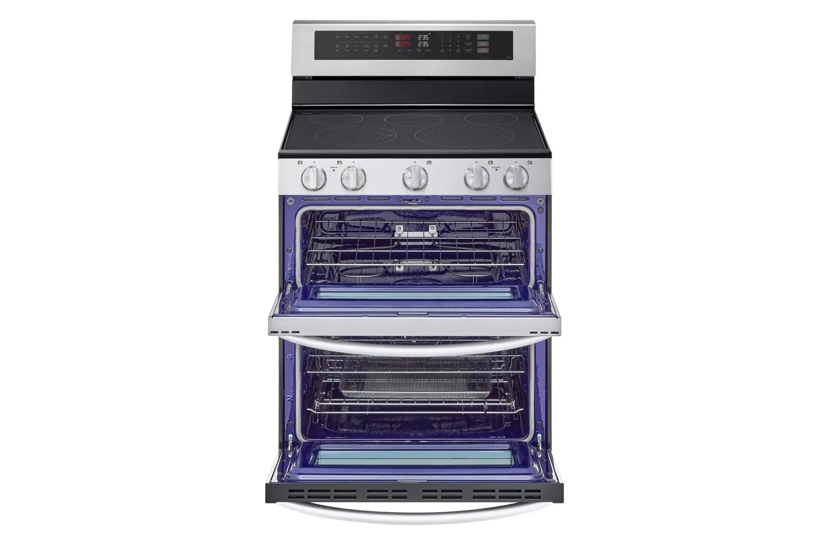 Lg LDEL7324SE 7.3 Cu. Ft. Smart Electric Double Oven Freestanding Range With Probake Convection And Air Fry