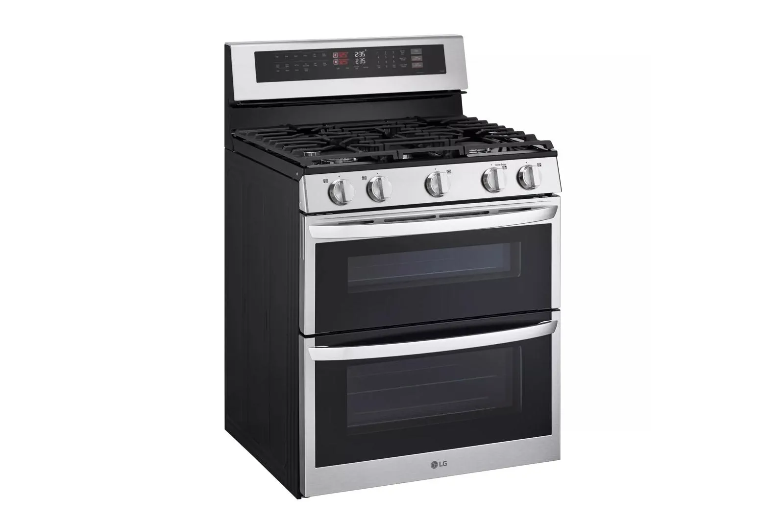 Lg LDGL6924S 6.9 Cu. Ft. Smart Gas Double Oven Freestanding Range With Probake Convection And Air Fry