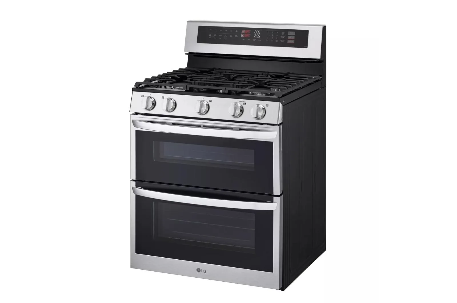 Lg LDGL6924S 6.9 Cu. Ft. Smart Gas Double Oven Freestanding Range With Probake Convection And Air Fry