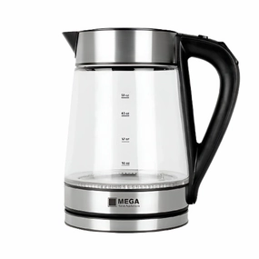 Mega Glass Kettle, 1.7Lit, 2200Watts Flash Sale Now