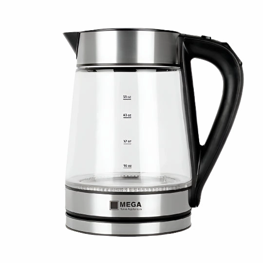 Mega Glass Kettle, 1.7Lit, 2200Watts Flash Sale Now