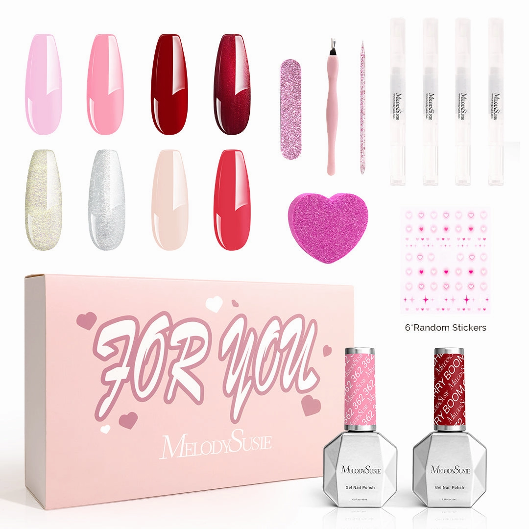 Lovely Sweetheart Thick Gel Nail Polish Gift Box - 8 Colors Weekend Specials Hot Clearance Now