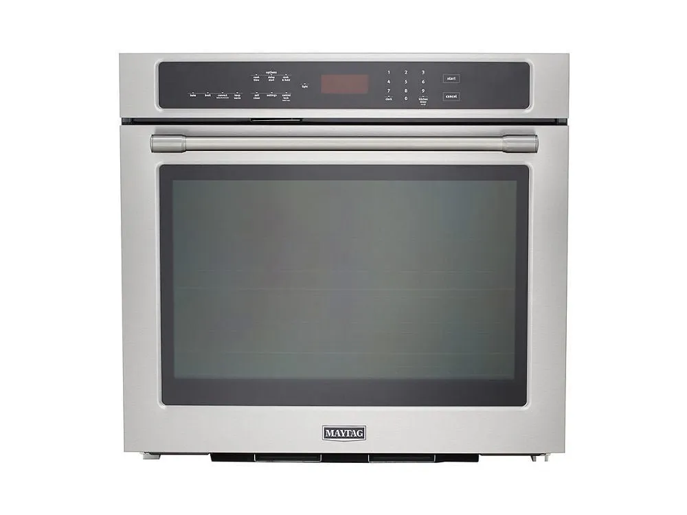 Maytag MEW9527FZ 27-Inch Wide Single Wall Oven With True Convection - 4.3 Cu. Ft.