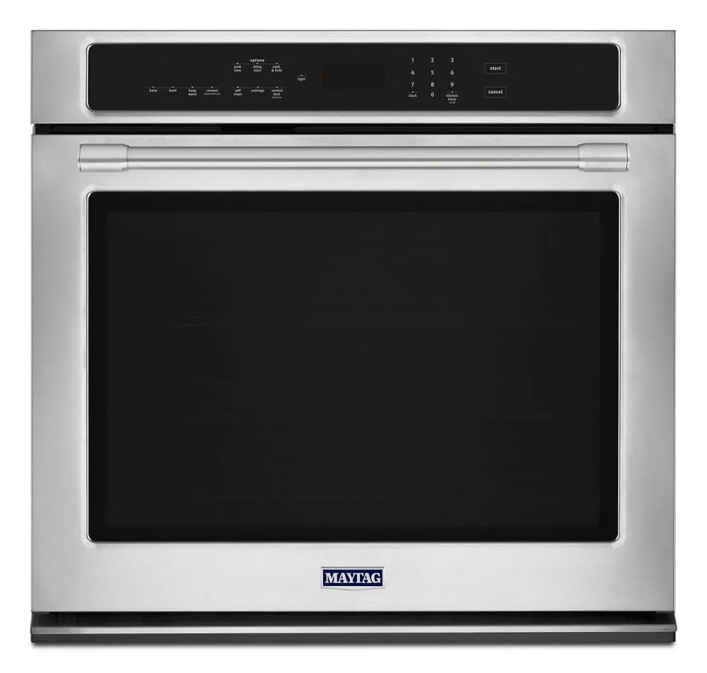 Maytag MEW9527FZ 27-Inch Wide Single Wall Oven With True Convection - 4.3 Cu. Ft.