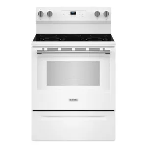 Maytag MFES4030RW 30-Inch Wide Electric Range With Steam Clean - 5.3 Cu. Ft.