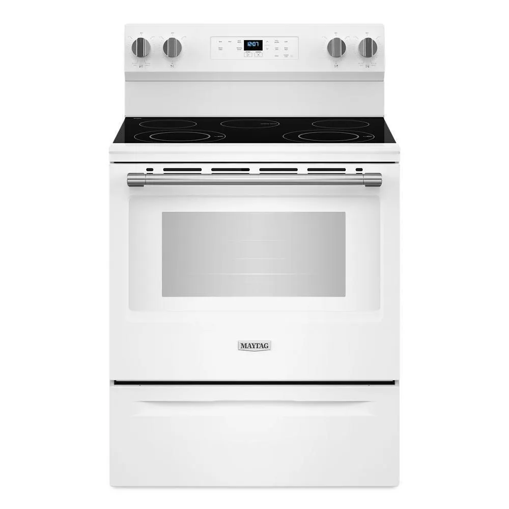 Maytag MFES4030RW 30-Inch Wide Electric Range With Steam Clean - 5.3 Cu. Ft.