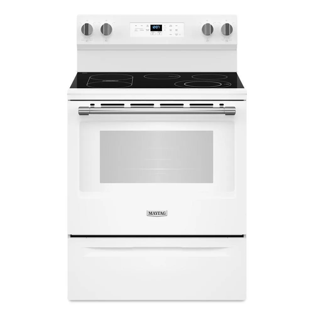 Maytag MFES6030RW 30-Inch Wide Electric Range With No Preheat Air Fry And Air Baking - 5.3 Cu. Ft.
