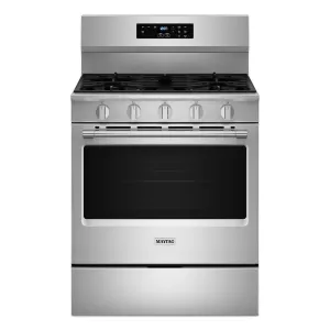 Maytag MFGS4030RS 30-Inch Wide Gas Range With Steam Clean - 5.0 Cu. Ft.