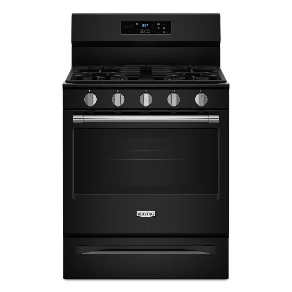 Maytag MFGS6030RB 30-Inch Wide Gas Range With No Preheat Air Fry And Air Baking - 5.0 Cu. Ft.