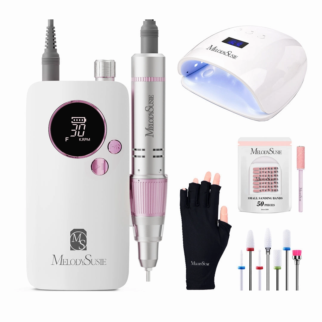 Manicure Beginner Sc320F Nail Drill Kit - Rose Gold Todays Special Savings Daily Hot Deal