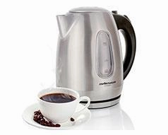Special Savings Today Today Only Hot Sale Mellerware Kettle 360 Degree Cordless Stainless Steel 1.7L 2200W "Milan"