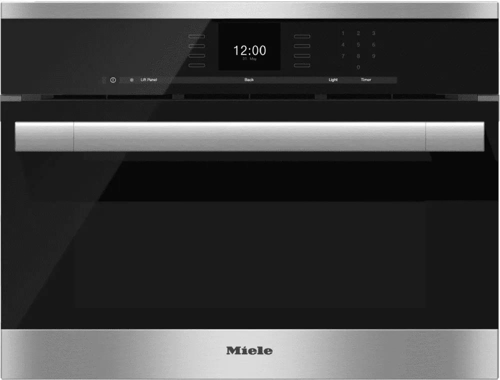 Miele DGC65001 Stainless Steel - Steam Oven With Full-Fledged Oven Function And Xl Cavity Combines Two Cooking Techniques - Steam And Convection.