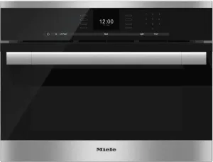 Miele DGC65001 Stainless Steel - Steam Oven With Full-Fledged Oven Function And Xl Cavity Combines Two Cooking Techniques - Steam And Convection.