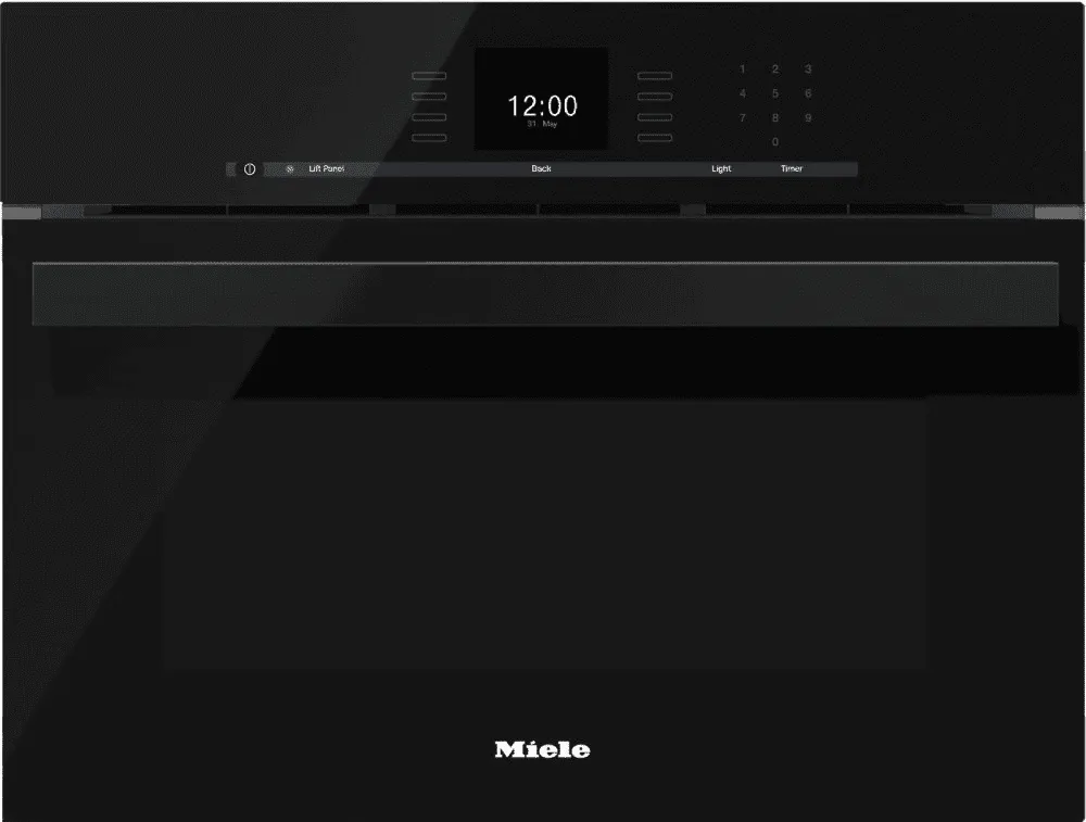 Miele DGC66001 Black- Steam Oven With Full-Fledged Oven Function And Xl Cavity Combines Two Cooking Techniques - Steam And Convection.