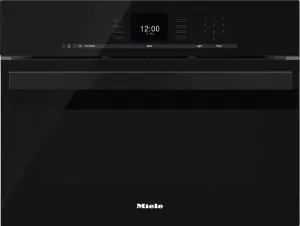 Miele DGC66001BK Dgc 6600-1 Steam Oven With Full-Fledged Oven Function And Xl Cavity Combines Two Cooking Techniques - Steam And Convection.-Obsidian Black