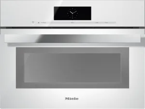 Miele DGC68001 White - Steam Oven With Full-Fledged Oven Function And Xl Cavity Combines Two Cooking Techniques - Steam And Convection.