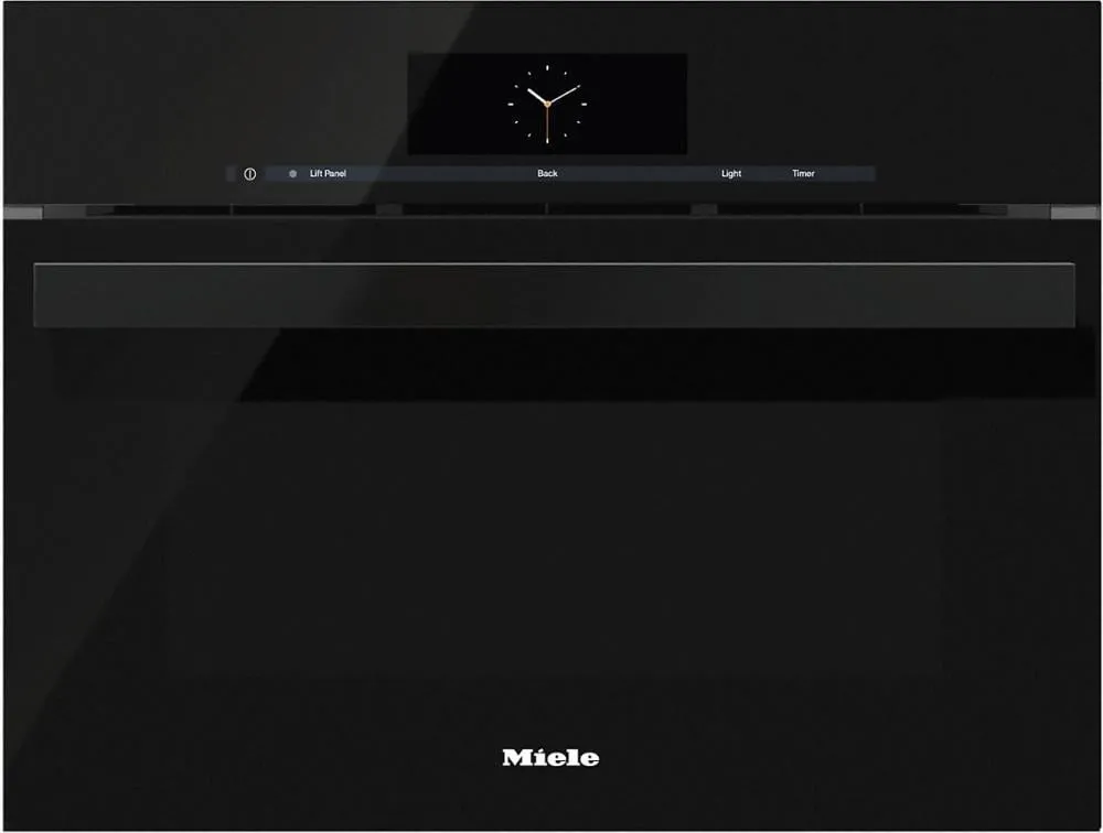 Miele DGC68001BK Dgc 6800-1 Steam Oven With Full-Fledged Oven Function And Xl Cavity Combines Two Cooking Techniques - Steam And Convection.- Obsidian Black
