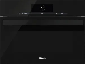 Miele DGC68001BK Dgc 6800-1 Steam Oven With Full-Fledged Oven Function And Xl Cavity Combines Two Cooking Techniques - Steam And Convection.- Obsidian Black