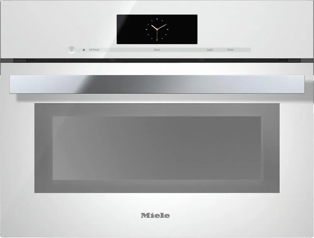 Miele DGC68001WH Dgc 6800-1 Steam Oven With Full-Fledged Oven Function And Xl Cavity Combines Two Cooking Techniques - Steam And Convection.- Brilliant White