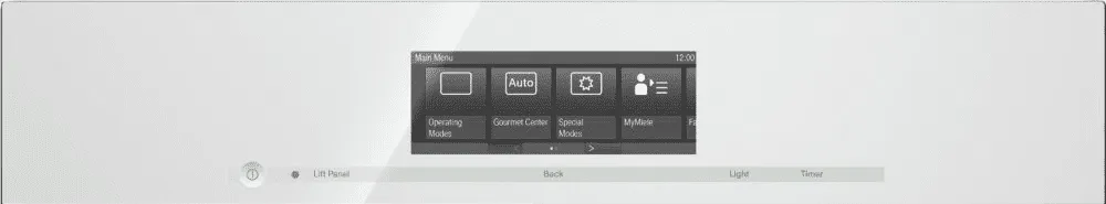 Miele DGC6860AM White - Steam Oven With Full-Fledged Oven Function And Xxl Cavity Combines Two Cooking Techniques - Steam And Convection.