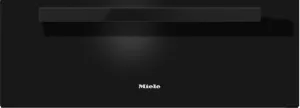 Miele ESW6880 Black 30 Inch Warming Drawer With 10 13/16 Inch Front Panel Height With The Low Temperature Cooking Function - Much More Than A Warming Drawer.
