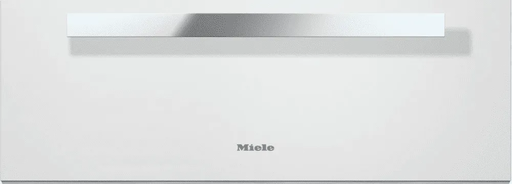 Miele ESW6880 White 30 Inch Warming Drawer With 10 13/16 Inch Front Panel Height With The Low Temperature Cooking Function - Much More Than A Warming Drawer.