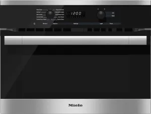 Miele H6100BM H 6100 Bm 24 Inch Speed Oven With Electronic Clock/Timer And Combination Modes For Quick, Perfect Results.