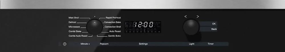 Miele H6100BM STAINLESS STEEL H 6100 Bm 24 Inch Speed Oven With Electronic Clock/Timer And Combination Modes For Quick, Perfect Results.