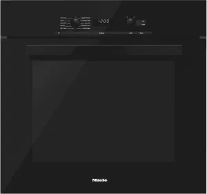 Miele H6280BP Black - 30 Inch Convection Oven With Self Clean For Easy Cleaning.