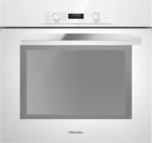 Miele H6280BP White- 30 Inch Convection Oven With Self Clean For Easy Cleaning.