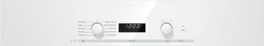 Miele H6280BPWH H 6280 Bp 30 Inch Convection Oven With Self Clean For Easy Cleaning.- Brilliant White