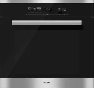 Miele H6281BP Stainless Steel - 30 Inch Convection Oven With Self Clean For Easy Cleaning.