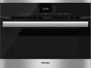 Miele H6500BM Stainless Steel - 24 Inch Speed Oven With Combi-Modes And Roast Probe For Precise-Temperature Cooking.