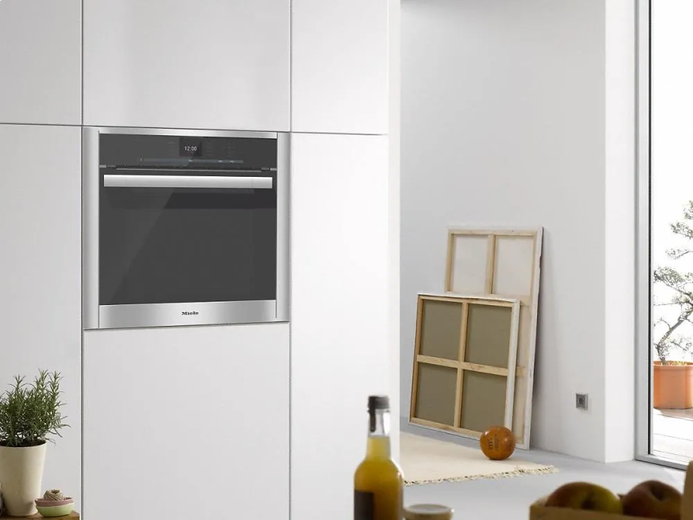 Miele H6560B H 6560 B Am 24 Inch Convection Oven With Airclean Catalyzer And Roast Probe For Precise Cooking.