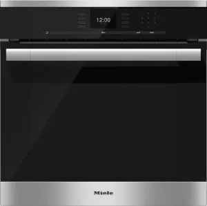 Miele H6560B H 6560 B Am 24 Inch Convection Oven With Airclean Catalyzer And Roast Probe For Precise Cooking.