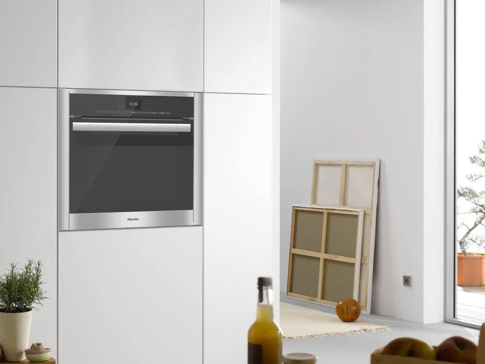 Miele H6560BAM STAINLESS STEEL H 6560 B Am - 24 Inch Convection Oven With Perfectclean For Very Easy Cleaning At An Attractive Entry Level Price.
