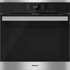 Miele H6560BP H 6560 Bp Am 24 Inch Convection Oven With Airclean Catalyzer And Roast Probe For Precise Cooking.