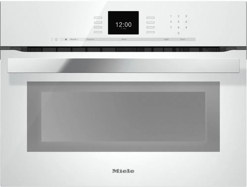 Miele H6600BM White - 24 Inch Speed Oven With Combi-Modes And Roast Probe For Precise-Temperature Cooking.