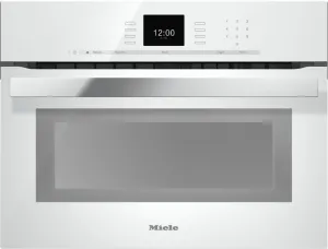 Miele H6600BM White - 24 Inch Speed Oven With Combi-Modes And Roast Probe For Precise-Temperature Cooking.